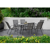 Zestaw mebli ogrodowych BOLOGNA 150/6 Light Grey