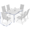 Zestaw mebli ogrodowych SYDNEY Dark grey / Teak