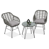 Zestaw na balkon KUBU 2+1, Grey - LIS PROM