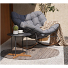Zestaw na taras RONDA 1+1 Dark Grey - LIS PROM