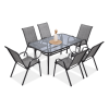 Zestaw ogrodowy BOLOGNA 150/6 Mixed Grey