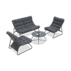 Zestaw ogrodowy VISTA CAFFE Dark Grey - Lis Prom