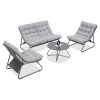 Zestaw ogrodowy VISTA CAFFE Light Grey - Lis Prom